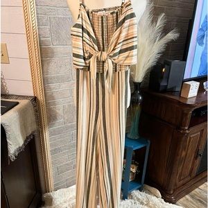 Women’s Medium multi colored summer jumpsuit